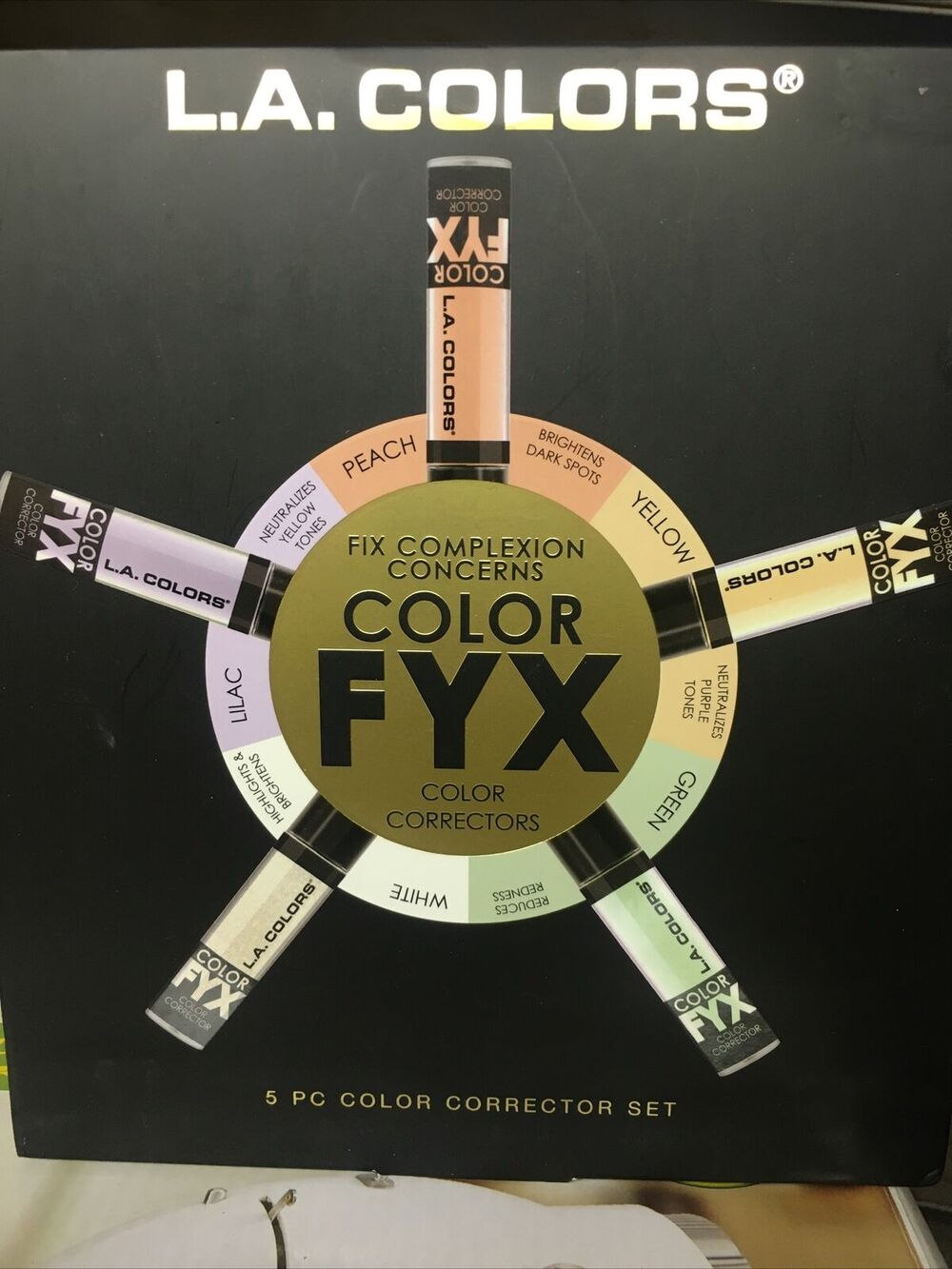 LA Colors Fix Complexion Concerns Color Fix 5 PC Color Correcting Set Free Ship